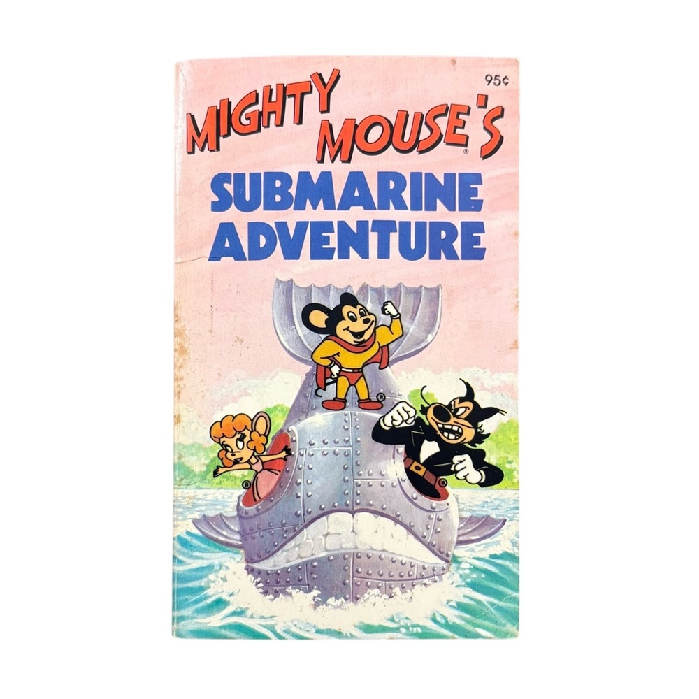 Mighty Mouse's Submarine Adventure—Vintage Book—Ottenheimer Publishers 1981